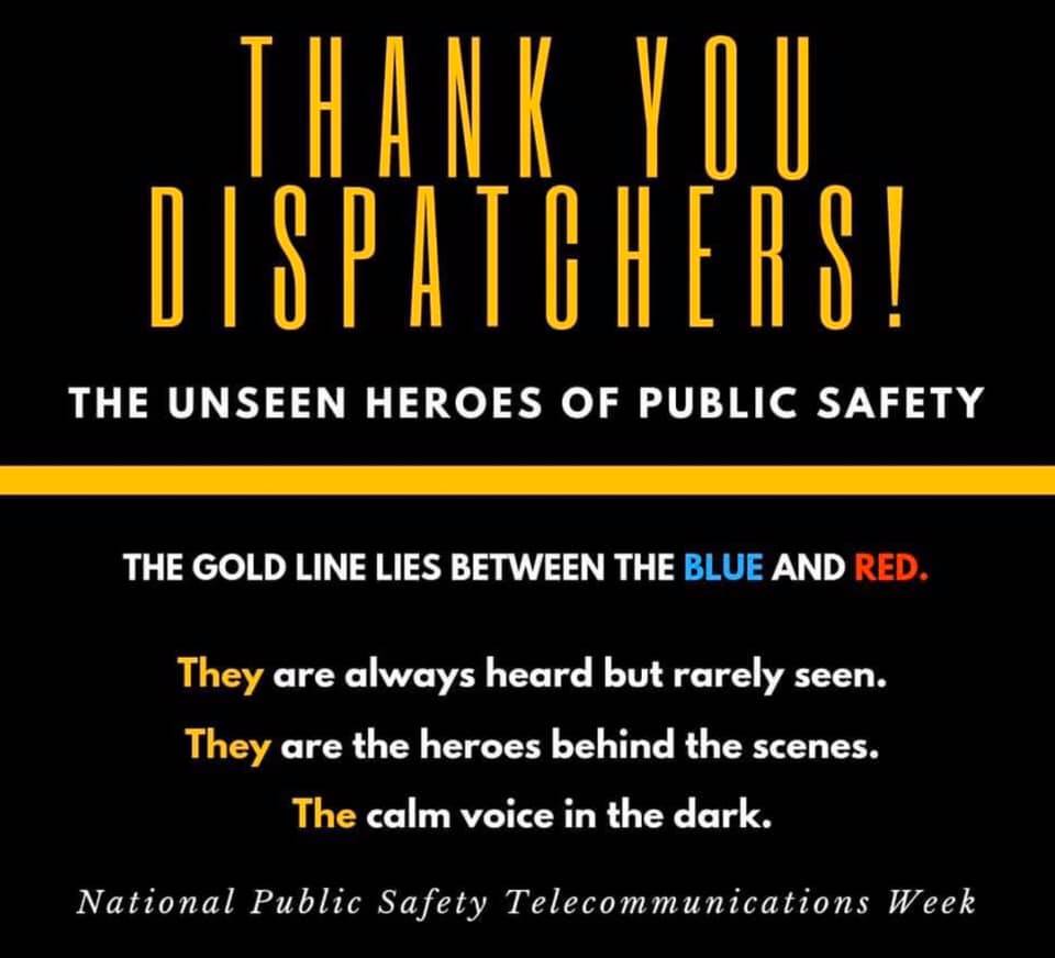 National Public Safety Week Kansas 911 Coordinating